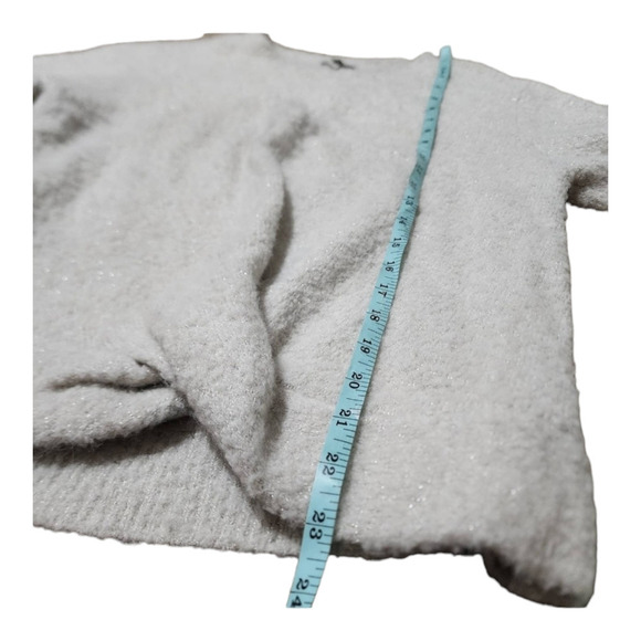 Joie Stevan Snow Sparkly Sweater Size Medium - Picture 7 of 7